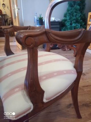Conjunto comedor madera - 8 sillas