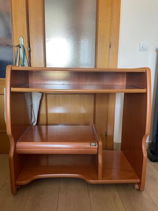 Mesa ordenador madera 85x40cm