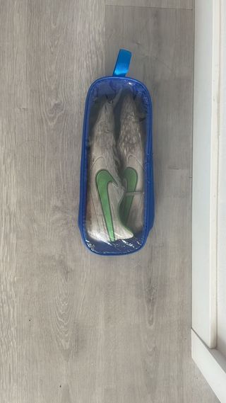 Bolsa zapatos viaje - negra y azul