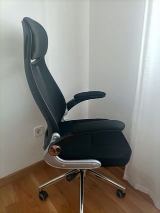 Silla SONGMICS giratoria negra