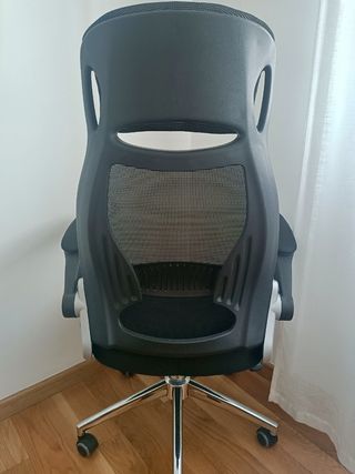 Silla SONGMICS giratoria negra