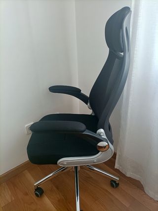 Silla SONGMICS giratoria negra