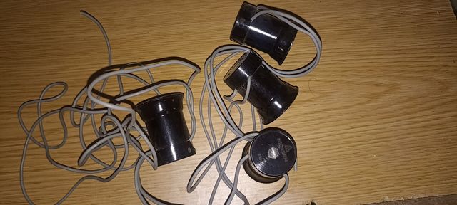 Portalamparas Guirnalda E27 negro