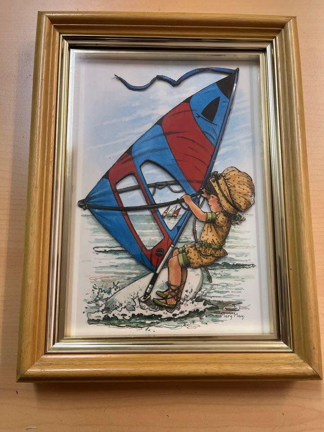 Cuadro infantil windsurf