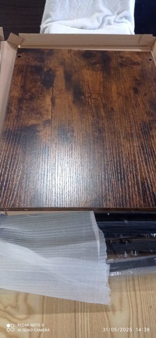 Mesa auxiliar estilo industrial nuevo