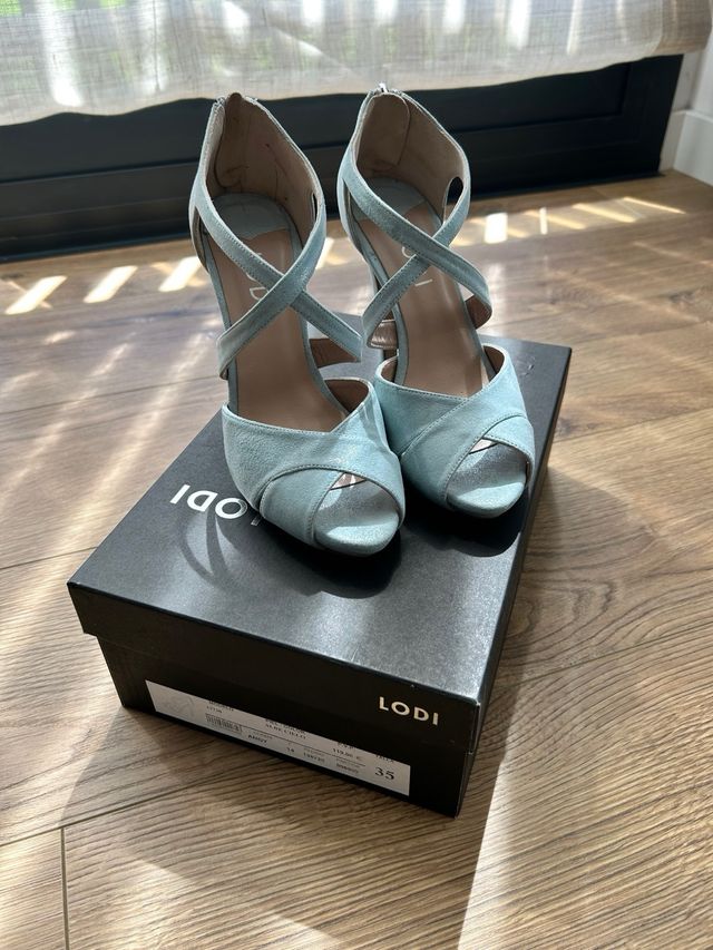 Tacones Lodi azules GOYA, talla 35