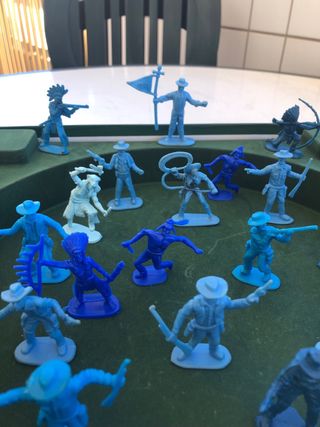 Soldatini indiani  cowboys anni 80