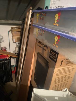 Estructura cama nido 90 madera marrón