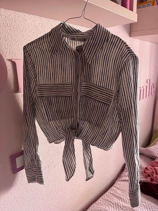 Camisa Zara rayas marineras