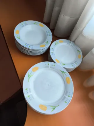 Vajilla porcelana 26 piezas