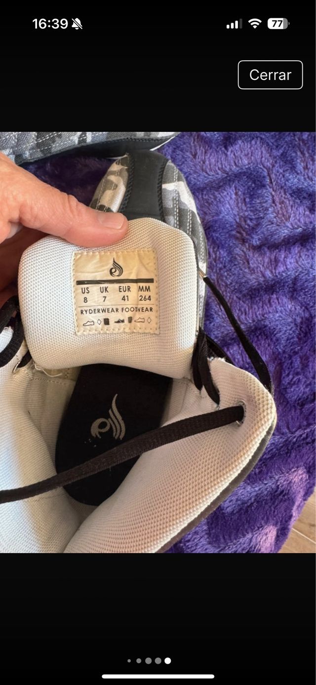 Zapatillas Ryderwear Gym - Grises y Negras