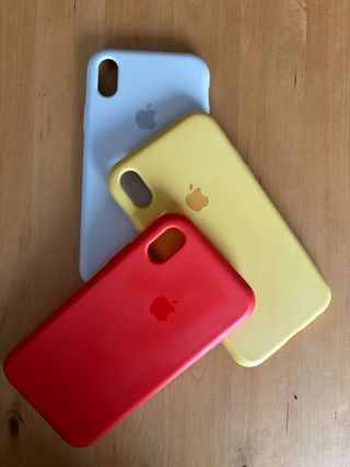 3 custodie in silicone per iPhone XR Apple
