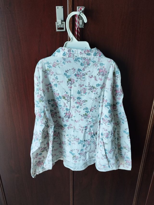 Camisa niña flores - 4 años
