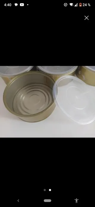 4 Cajas metálicas+tapa