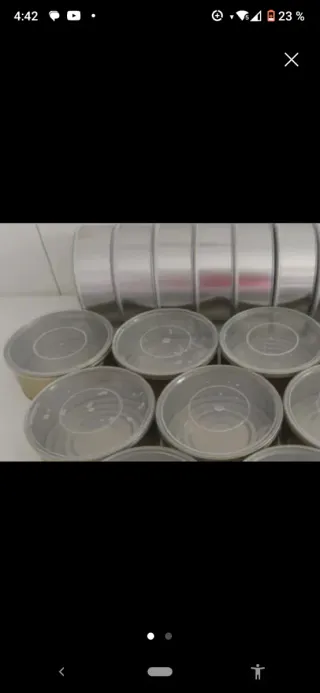 4 Cajas metálicas+tapa