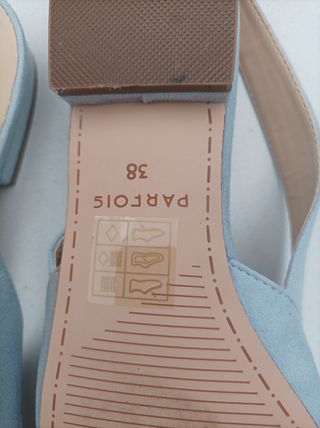 Zapatos Parfois azules, talla 38