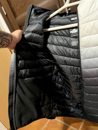 Chaqueta Hollister XS - Pluma - Blanco/Negro