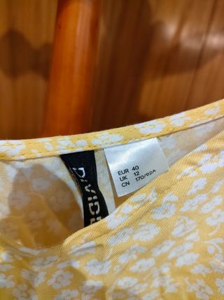 Mono corto flores amarillo 