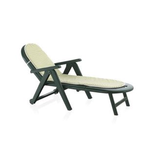 Tumbona plegable con cojín