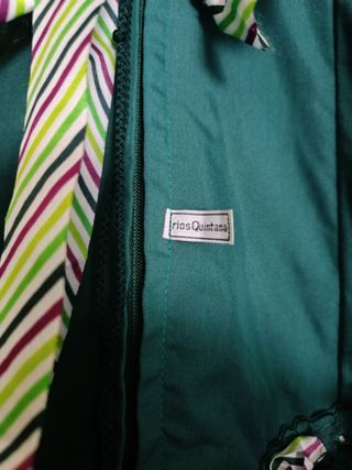 Vestido Flamenca Verde Botella - Talla 44