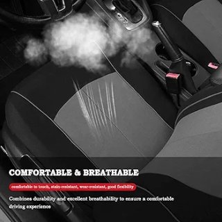 Fundas asientos coche gris-negro. Nuevas