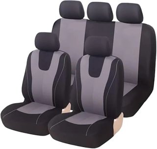 Fundas asientos coche gris-negro. Nuevas