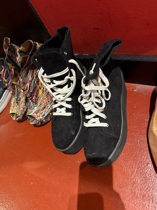 Botas negras plataforma