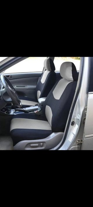 Fundas asientos coche gris. Juego completo
