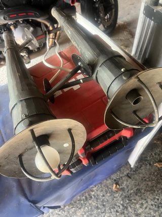 2 Lamparas Antorchas Hierro Rustico