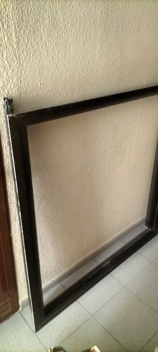 Ventana aluminio 2 hojas con marco