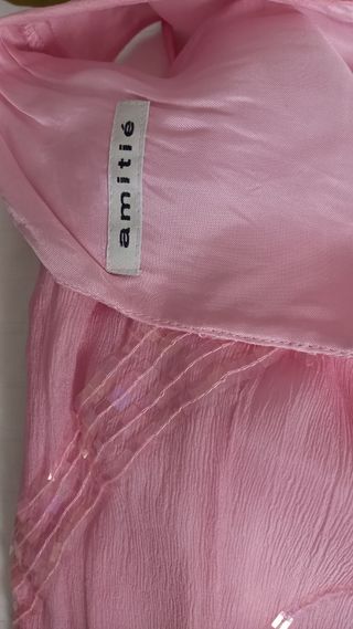 Vestido Amitié rosa fiesta