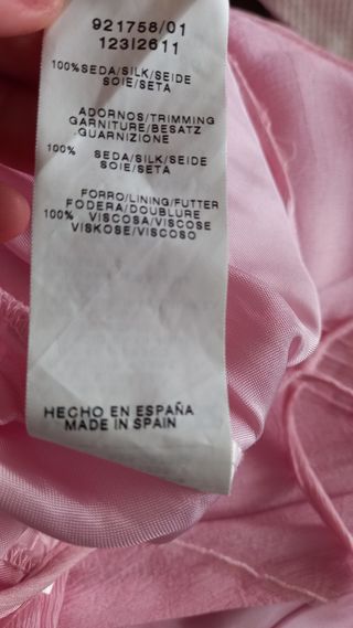 Vestido Amitié rosa fiesta