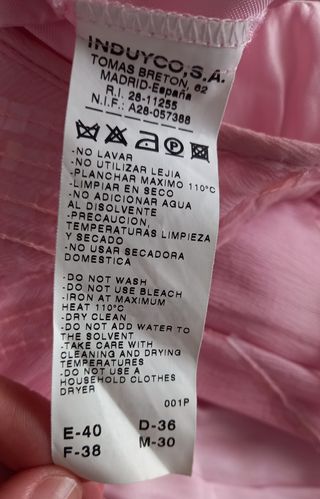 Vestido Amitié rosa fiesta