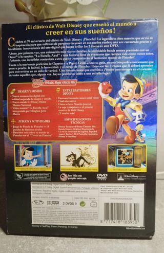 DVD Pinocho 70 aniversario