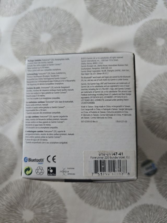 Caja reloj garmin forerunner 220