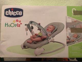 Hamaca bebé Chicco Hoopla gris