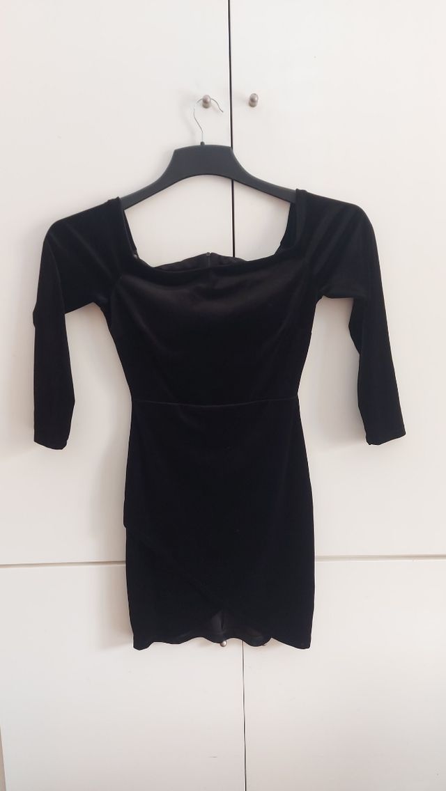 Vestito velluto nero - elegante