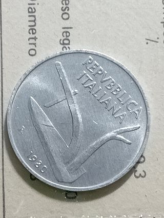 Monete Italia 1980