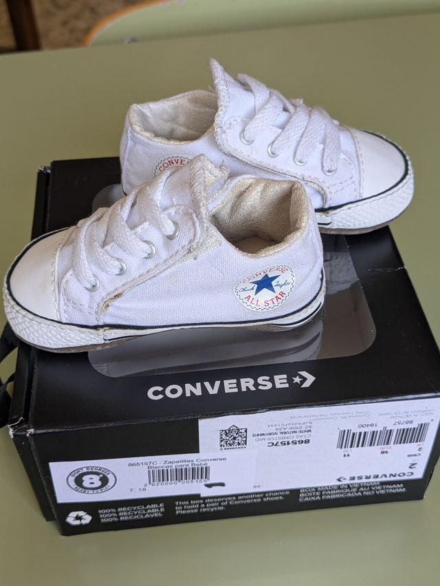 Zapatillas Converse bebé Talla 18 de segunda mano por EUR en