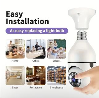 Cámara bombilla 360º panorámica