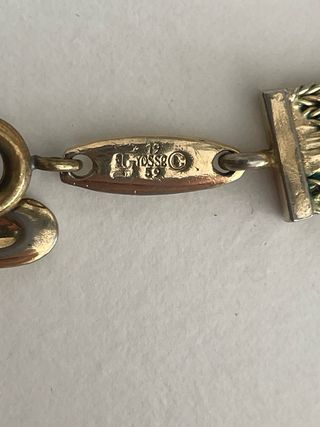 Collar dorado Henkel vintage