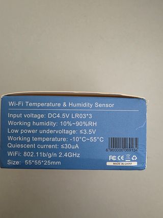 Sensor Temperatura & Humidade Wi-Fi