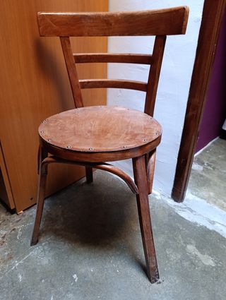 6 Sillas Madera Antiguas
