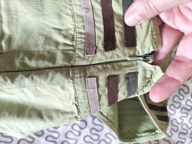 Falda verde - Acampanada