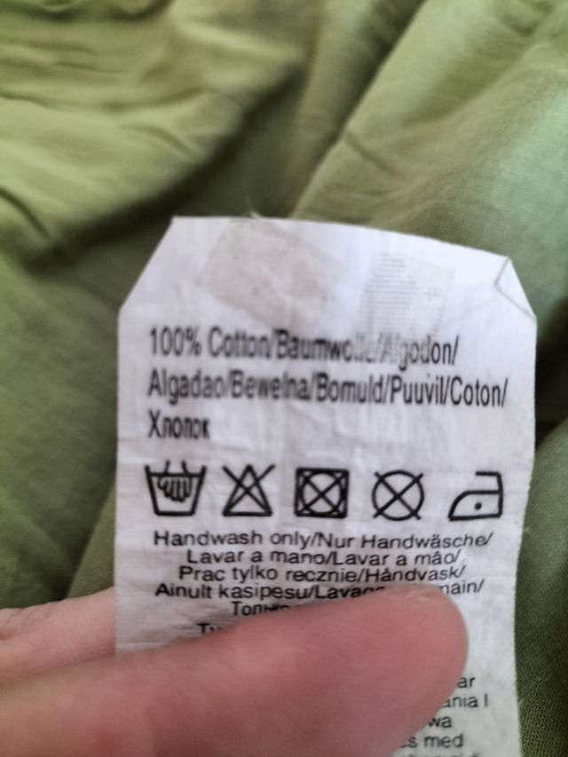 Falda verde - Acampanada