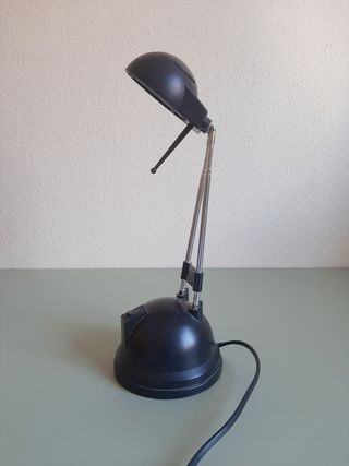 Lámpara escritorio vintage negra