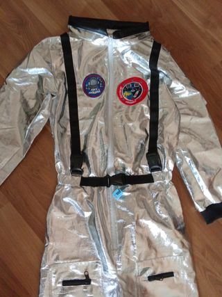 Traje Astronauta adulto o niños- Plata