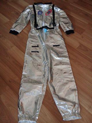 Traje Astronauta adulto o niños- Plata