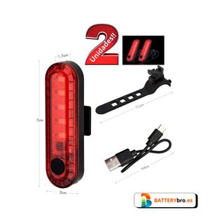Luz trasera bicicleta