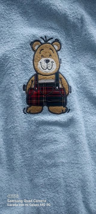 Albornoz Benetton azul - NUEVO